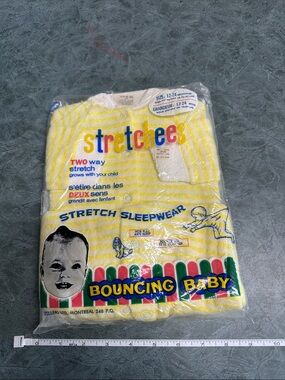 Yellow Stripe Kids Pajamas - Bouncing Baby